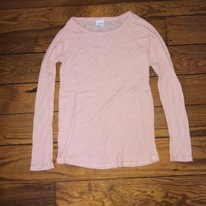 long sleeved shirt peach
